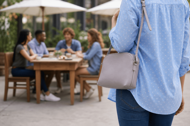 Woman-meeting-new-acquaintances-after-researching-things-to-know-before-moving-to-Round-Rock,TXwith-white-glove-moving